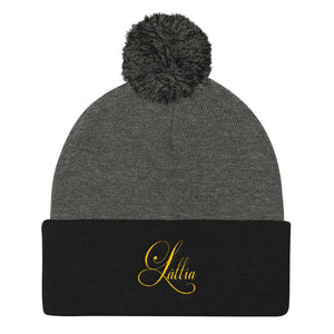 Làttia Gold Collection Pom Pom Knit Cap