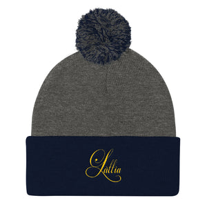 Làttia Gold Collection Pom Pom Knit Cap