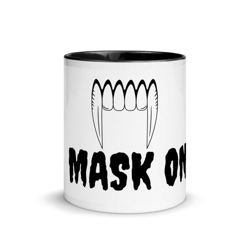 Mask On Mug with Color Inside